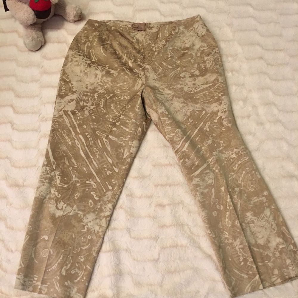 Yansi Fugel Cropped Pants Sz 8